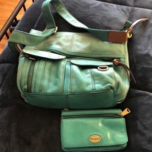 Fossil purse and wallet set